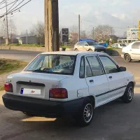 پراید صبا سفید مدل ۸۷ دوگانه کارخانه