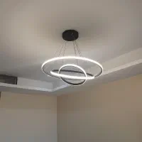 دو عدد لوستر مدرن