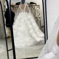 لباس عروس به همراه تور عروس|لباس|آمل, |دیوار