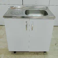 سینک کابینت هایگلاس سفید پرداخت درب منزل|مصالح و تجهیزات ساختمان|تهران, امین حضور|دیوار