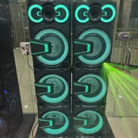 اسپیکر باند سیستم صوتی مکسیدر دودزا لیزری ۱۲ ماهه