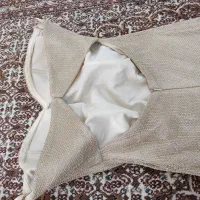 پیراهن مجلسی لانه زنبوری طلایی|لباس|تبریز, |دیوار