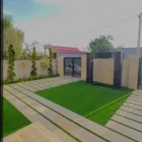 چمن تزئینی بین سنگ و موزائیک|خدمات باغبانی و درختکاری|تهران, پرواز|دیوار