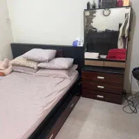 تخت خواب ۶کشوا همراه میزتوالت و صندلی