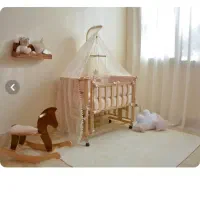 گهواره کنار تخت مادر ویونا مدل دلانا