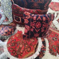 کوسن های لوکس با فرش دستبافت