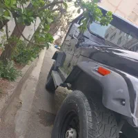 جیپ صحرا موتور میتسوبیشی|خودرو کلاسیک|چمستان, |دیوار