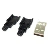 کانکتور نری USB مدل A با روکش مشکی|لوازم جانبی موبایل و تبلت|خورموج, |دیوار