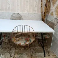 فروش میز نهار خوری ۴ نفره استیل کار تهران