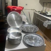 سینی استیل ظرف املت