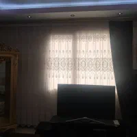 پرده پذیرایی کارشده بسیارشیک همراه والن