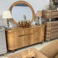 ست آینه کنسول تزئینی میزعسلی