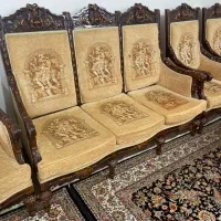 مبل سلطنتی ۹ نفره در حد نو