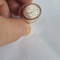 انگشتر عقیق سرخ خطی