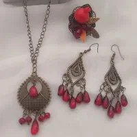 گردنبند گوشواره یلدایی و ساعت مچی|بدلیجات|بیرجند, |دیوار