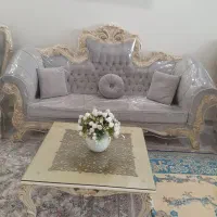 مبل استیل ۷ نفره و میز غذا خوری ۶ نفره|مبلمان خانگی و میز عسلی|تهران, مشیریه|دیوار