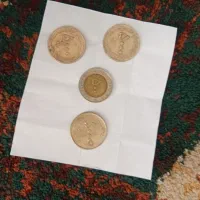 تعدادی سکه 500تومانی و 50 تومانی.|کلکسیون سکه، تمبر، اسکناس|کرج, شاهین‌ویلا|دیوار