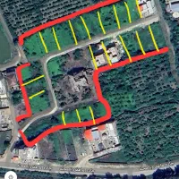 زمین داخل بافت داخل شهرک مسکونی جاده دریا ساری