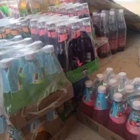 پخش انواع آبمیوه پاکتی وشیشه مارک سن و ایچ و شریسا