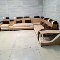 مبل ال با پارچه تشک نو فستو|مبلمان خانگی و میز عسلی|اصفهان, جلالیه|دیوار