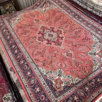 ۹متری دستبافت تبریز زمینه پیازی نقشه کرمان قلم