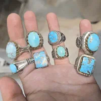 نگین های اصلی فیروزه نیشابو‌ر  قیمت کارگاهی