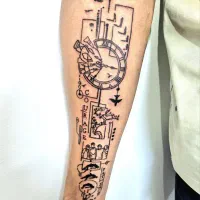 انجام کلیه خدمات تتو بدن با ۴۰ درصد تخفیف|خدمات آرایشگری و زیبایی|شیراز, پودنک|دیوار