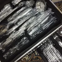 سرویس قاشق و چنگال چمدانی .|ظروف سرو و پذیرایی|تهران, امام حسین|دیوار