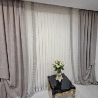 پرده ترک پذیرایی نو مناسب جهیزیه بسیار شیک و زیبا|پرده، رانر، رومیزی|تهران, شهرک آزمایش|دیوار