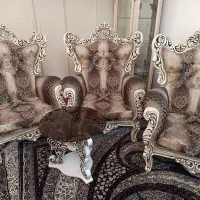 ست کامل مبل سلطنتی ۷نفره به همراه ناهارخوری ۴نفره|مبلمان خانگی و میز عسلی|تهران, مشیریه|دیوار