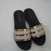 دمپایی نگین دار مجلسی رو فرشی