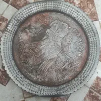 سینی مسی عتیقه  دست ساز (50ساله)