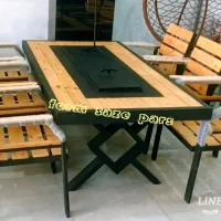 میز مستطیل مدرن / آتشکده پایه لوزی