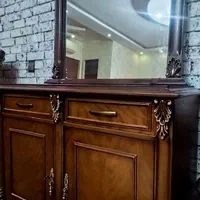 آینه وکنسول ساخت سفارشی بسیار تمیز|بوفه، ویترین، کنسول|تهران, صد دستگاه|دیوار