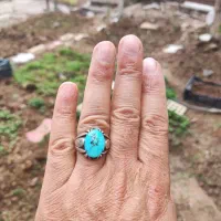 انکشترفیروزه اصل نیشابور|جواهرات|ساوه, |دیوار