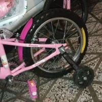 دوچرخه سایز۱۶صورتی دخترانه برای ۴تا۹سال|دوچرخه، اسکیت، اسکوتر|گنبد کاووس, |دیوار