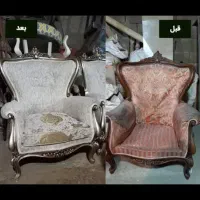 تعمیرات . رنگ . رویه کوبی مبل تمام پارچه و استیل|خدمات پیشه و مهارت|بومهن, |دیوار