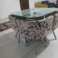 میز ناهارخوری بسیار شیک و تمیز چهارنفره|میز و صندلی غذاخوری|آبادان, |دیوار