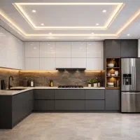 طراحی و اجرای کابینت و تی وی وال