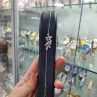 دستبند سه پروانه نقره اصلی