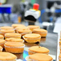 نیروی بسته بندی خانم و آقا در کارخانه کیک و کلوچه