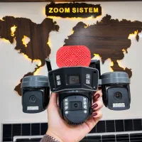 دوربین مداربسته 4لنز سیمکارتی کنترل از راه دور