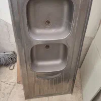 سینک روکار|آب‌چکان و نظم‌دهنده ظروف|فولادشهر, B5|دیوار