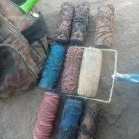 پک کامل غلطکهای طرحدار نقاشی ساختمان کاغذ دیواری