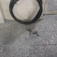 لاستیک و تیوپ دوچرخه 26 و دسته ترمز