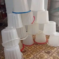 دبه سطل|ظروف نگهدارنده، پلاستیکی، یک‌بارمصرف|اشترینان, |دیوار