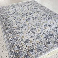 فرش تماشا نقره ای رنگ بندی ارسال