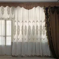 پرده پذیرایی با پشت دری وکتیبه