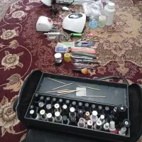 وسایل کاشت ناخن|آرایشی، بهداشتی، درمانی|خفر, |دیوار