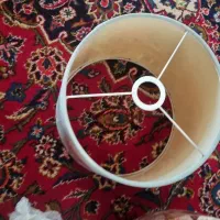 یک عدد لوستر اتاق خواب با کلاهک آباژور|لوستر و چراغ آویز|تهران, نارمک جنوبی|دیوار